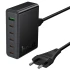 МЗП Hoco C152A Modern PD70W 6in1 (5USB-C і 1USB-A) – Black. Фото 3 з 6