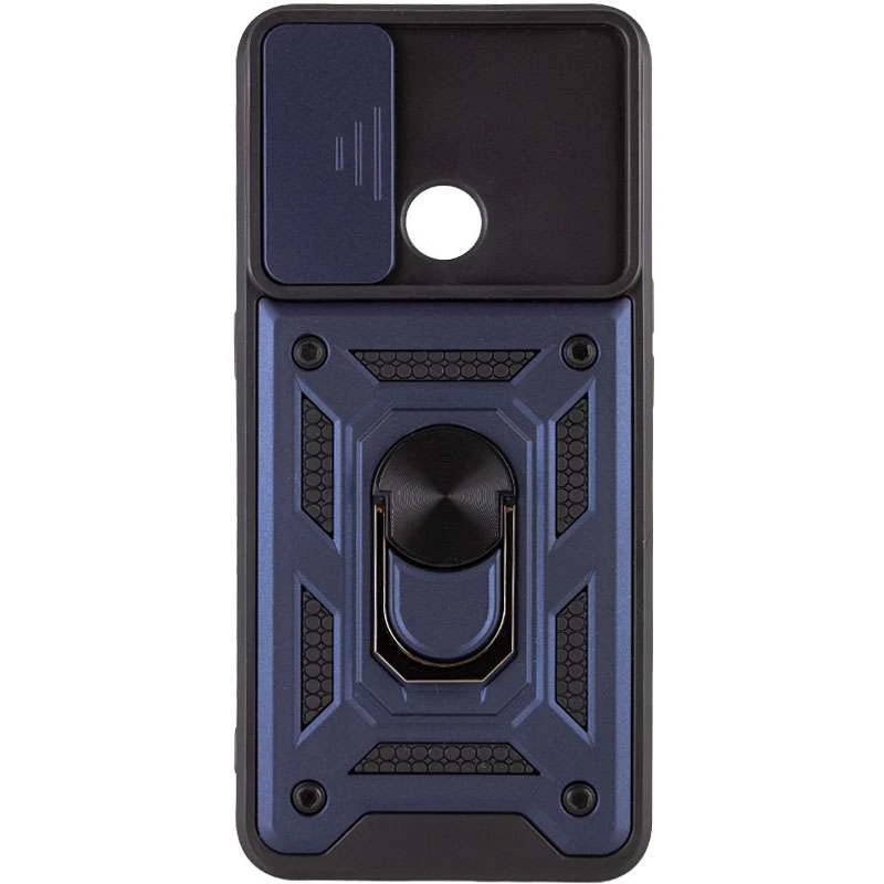 Протиударний чохол Serge Ring з захистом камери на Oppo A53 / A32 / A33 – Синій. Фото 3 з 5