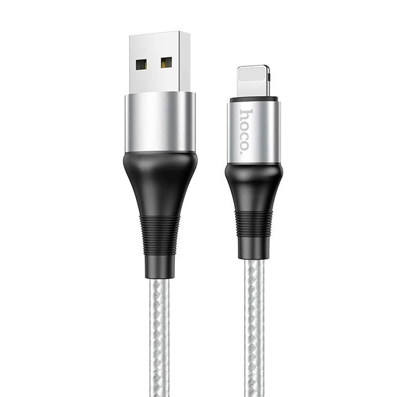 

Дата кабель Hoco X50 "Excellent" USB to Lightning (1m) (Сірий)