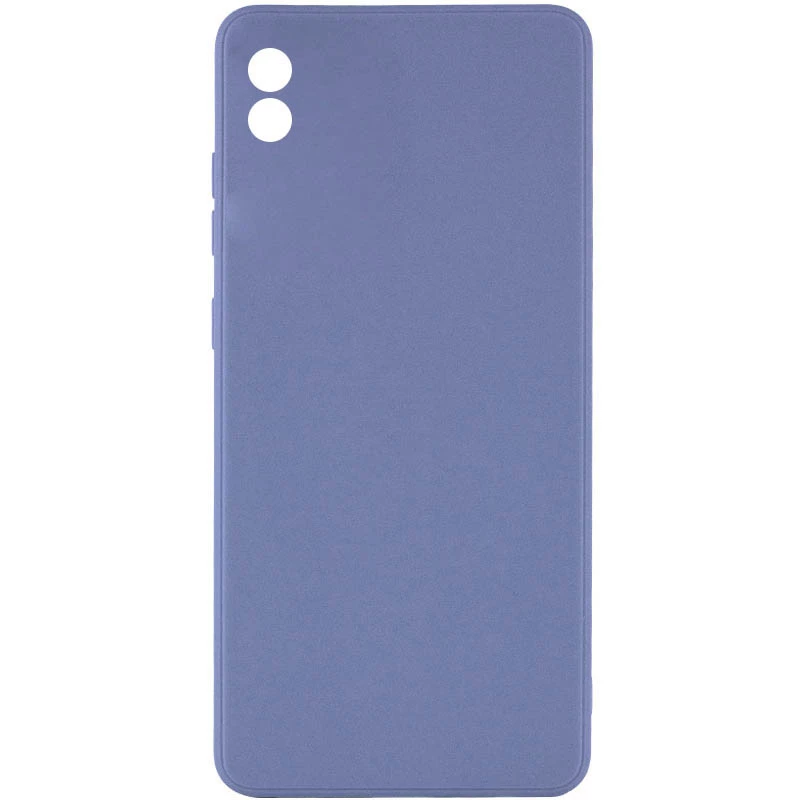 

Цветной силиконовый чехол с защитой камеры для Xiaomi Redmi 9A (Голубой / Mist blue), Блакитний / mist blue