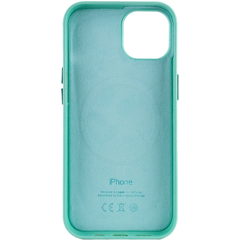 Шкіряний чохол Silicone Case Soft з MagSafe на Apple iPhone 14 (6.1") – Ice. Фото 3 з 8