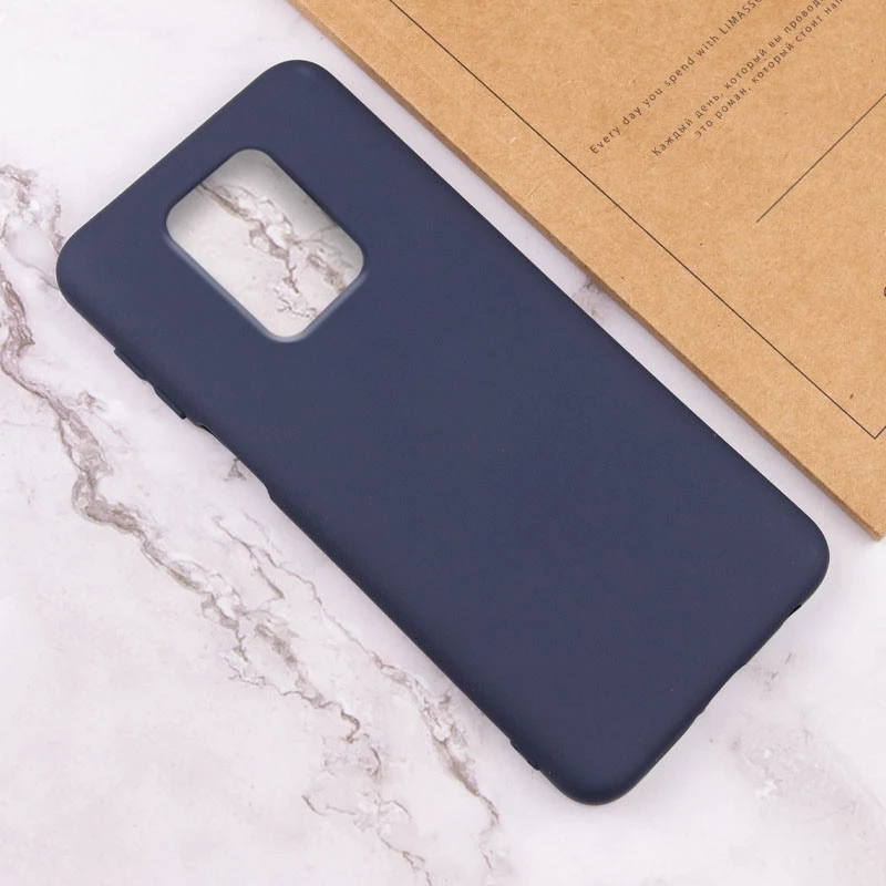 Чохол Silicone Case Lakshmi Elit на Xiaomi Redmi Note 9s / Note 9 Pro / Note 9 Pro Max – Синій / Midnight Blue. Фото 7 з 7