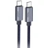 Дата кабель Hoco U134 Primero Type-C to Type-C 240W (1.8m) – Dark Blue. Фото 1 з 4