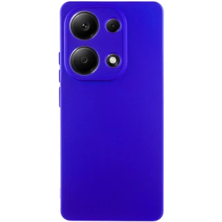 Чехол Silicone Case Lakshmi с закрытой камерой для Xiaomi Poco M6 Pro 4G — Синий / Iris