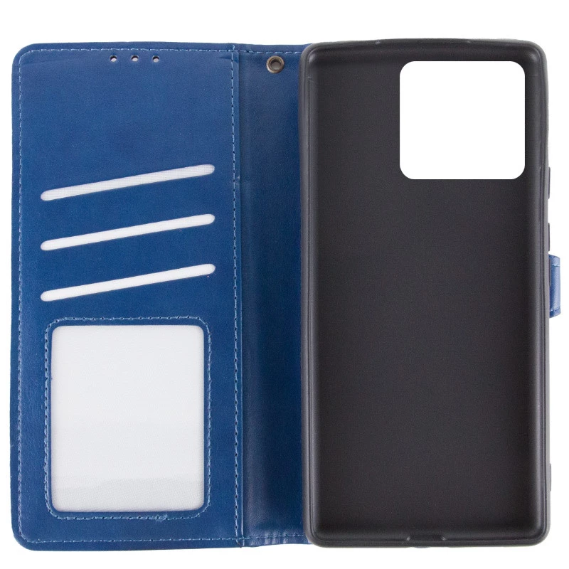 Чехол-книжка GETMAN галлант для ZTE Blade A75 4G – Синий. Фото 7 из 7