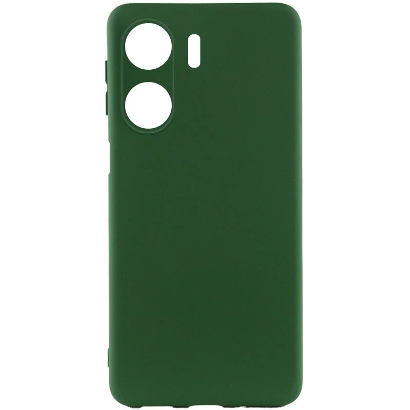 

Чехол Silicone Case Lakshmi с закрытой камерой для Xiaomi Redmi 13C (Зеленый / Dark green), Зелений / dark green
