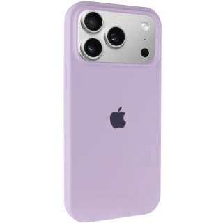 Чохол Silicone Case з закритим низом на Apple iPhone 17 Pro Max (6.9") — Бузковий / Lilac