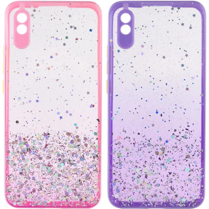 Чохол з блискітками та захистом камери на Xiaomi Redmi 12 фото 1 з 2