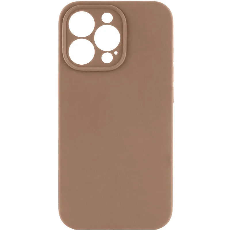 Чехол с защитой камеры Silicone Case для Apple iPhone 13 Pro Max (6.7") – Бежевый / Desert Gold. Фото 1 из 1