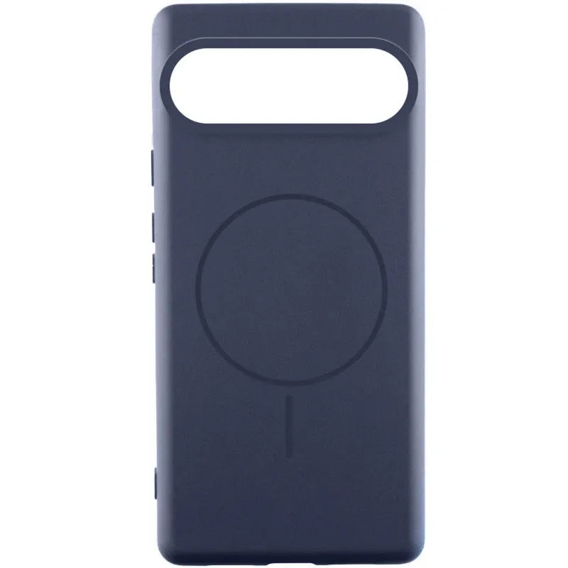 Чехол Silicone Cover Lakshmi (AA) with Magnetic Fit для Google Pixel 10 – Темно-синий / Midnight blue. Фото 1 из 1