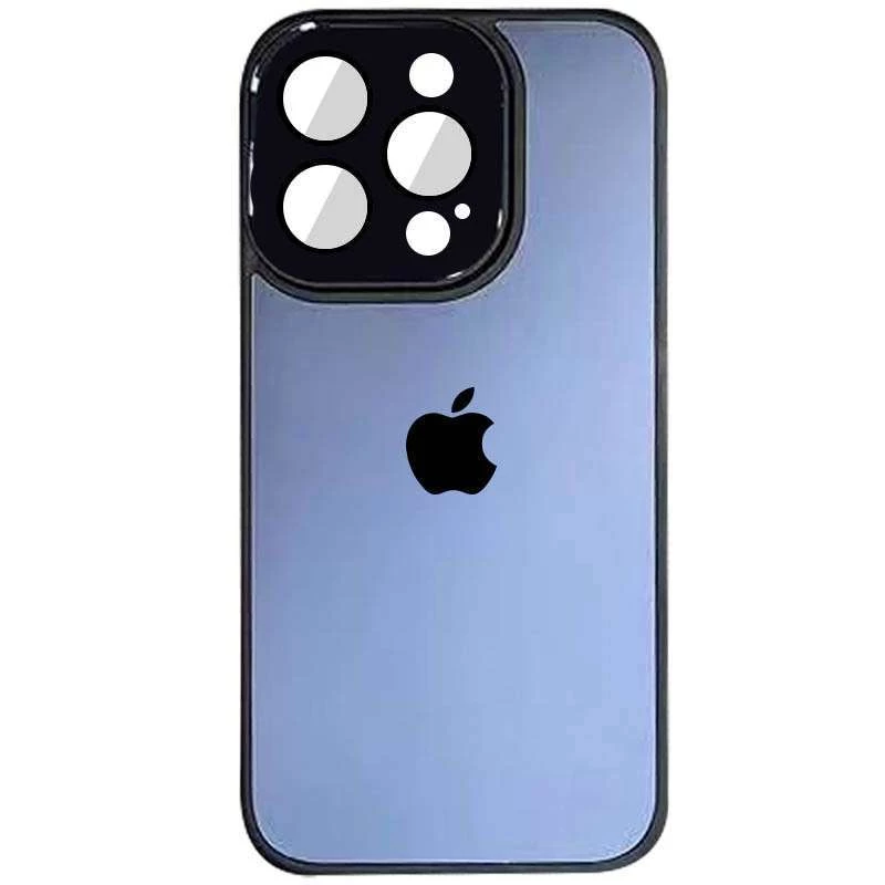 

Силиконовый сапфировый чехол с с защитой камеры на Apple iPhone 11 (6.1") (Черный / Black), Чорний / black