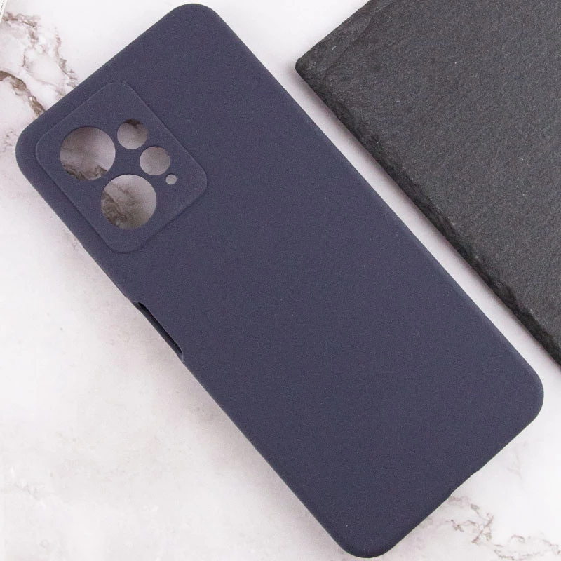 Чохол Silicone Case Lakshmi Premium з закритою камерою на Xiaomi Redmi Note 12 4G – Темно-синій / Midnight blue. Фото 9 з 11