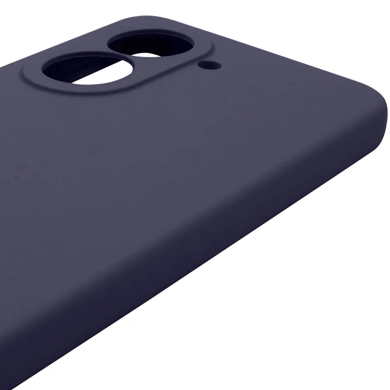Чохол Silicone Case Lakshmi Premium із закритою камерою для Xiaomi Poco C71 – Темно-синій / Midnight blue. Фото 5 з 6