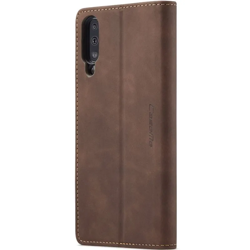 Шкіряний чохол-книжка CaseMe Velvet Nubuck для Samsung Galaxy A50 (A505F) / A50s / A30s – Coffee. Фото 3 з 5