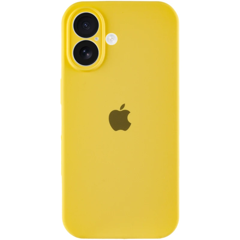 Чохол Silicone Case з захистом камери на Apple iPhone 17 (6.3") – Жовтий / Yellow. Фото 2 з 3
