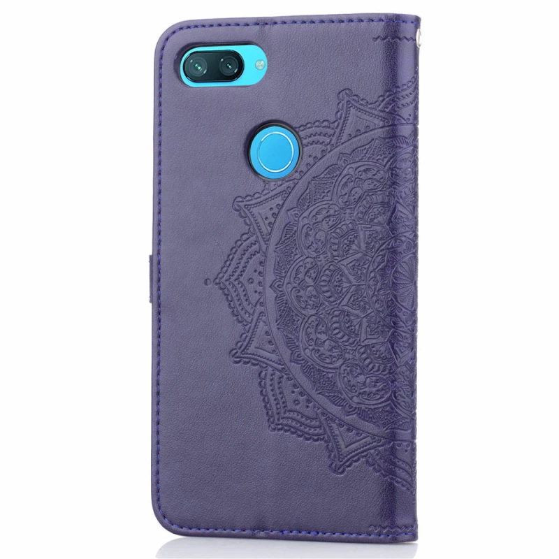 Шкіряний чохол-книжка Art Case з візитницею для Xiaomi Mi 8 Lite / Mi 8 Youth (Mi 8X) – Фіолетовий. Фото 6 з 10