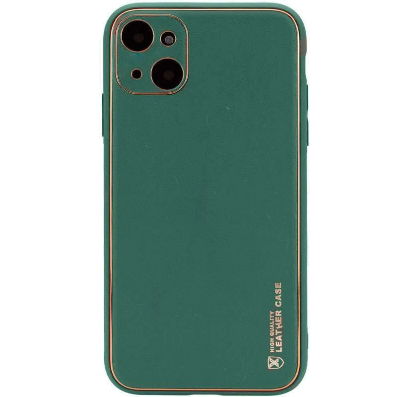 

Кожаный чехол Xshield для Apple iPhone 14 Plus (6.7") (Зеленый / Army green), Зелений / army green