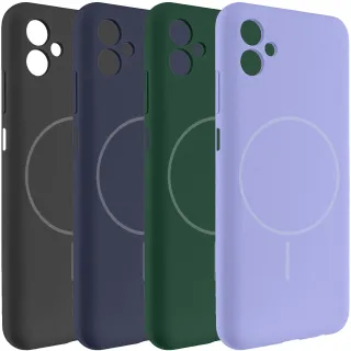 Чохол Silicone Cover Lakshmi Full Camera (AA) with Magnetic Fit для Samsung Galaxy A08