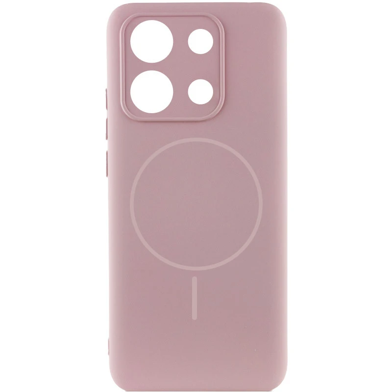 Силіконовий чохол Lakshmi MagFit з захистом камери для Xiaomi Redmi 15C (EU) – Рожевий / Pink Sand. Фото 1 з 2