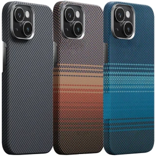 Чохол PC Carbon Protection Slim with MagSafe для Apple iPhone 15 (6.1") фото 1 з 2