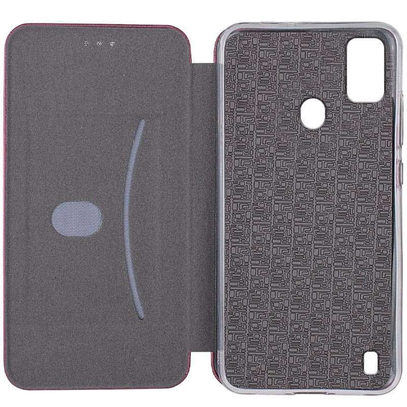 Чехол-книжка классический для ZTE Blade A51 – Бордовый. Фото 4 из 4