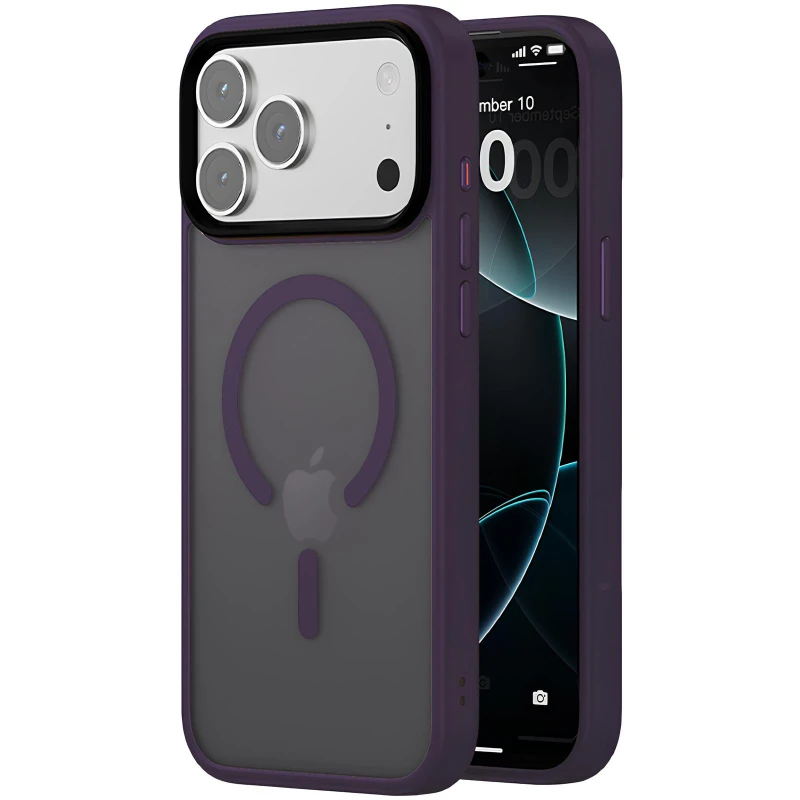 Чехол Ummi Colorful with MagSafe для Apple iPhone 18 Pro – Темно-фиолетовый / Dark Purple. Фото 1 из 2