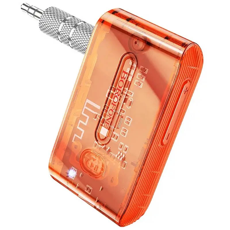 

Bluetooth аудіо ресивер BOROFONE BC46 Gratified Transparent (Білий)