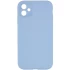 Чехол Silicone Case Square L с защитой камеры для Apple iPhone 11 (6.1") – Голубой / Lilac Blue. Фото 1 из 2