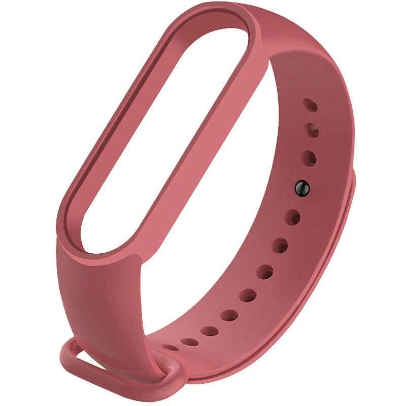 

Силіконовий ремінець для Xiaomi Mi Band 3/4 (Бордовий / Plum)