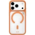 TPU+PC чехол Blueo Frosted Heat Dissipation Stand with MagSafe для Apple iPhone 18 Pro – Оранжевый / Orange. Фото 2 из 3