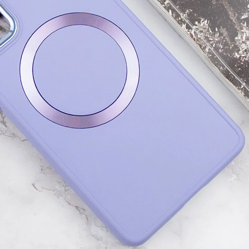 TPU чохол Bonbon з металевими кнопками та MagSafe на Samsung Galaxy A25 5G – Бузковий / Dasheen. Фото 8 з 11