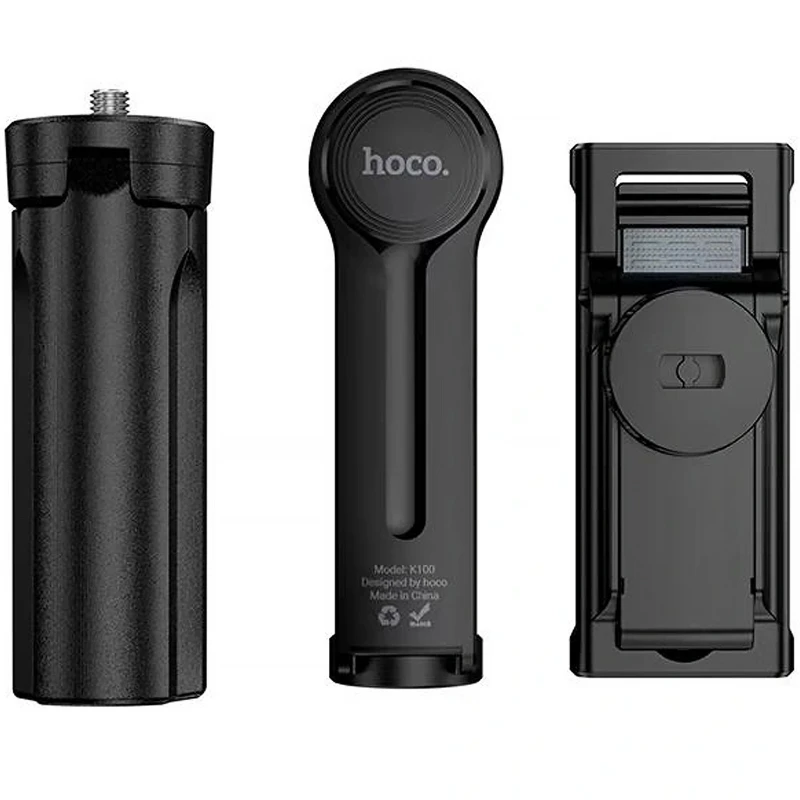 Монопод для селфі Hoco K100 Prestigio – Black. Фото 3 з 4