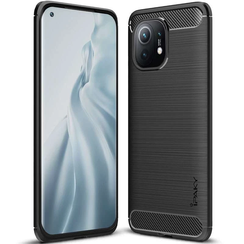 

Силиконовый чехол iPaky Slim для Xiaomi Mi 11 (Черный), Чорний