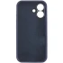 Чехол Silk Full Camera Protective (AA) NO LOGO для Apple iPhone 16 – Темно-синий / Midnight blue. Фото 6 из 7