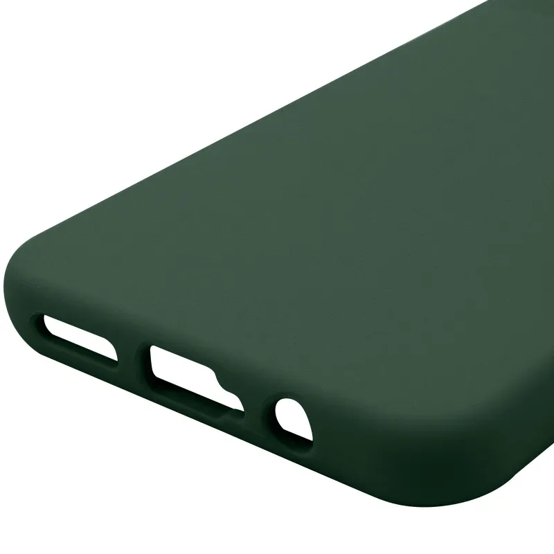 Чехол Silicone Case Lakshmi Premium з закритою камерою на Motorola Moto G35 – Зеленый / Cyprus Green. Фото 8 из 8