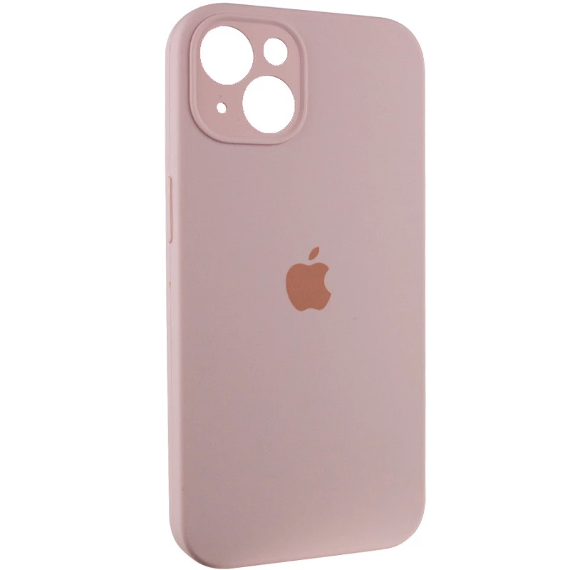 Чехол Silicone Case с защитой камеры для Apple iPhone 15 (6.1") – Розовый / Chalk Pink. Фото 2 из 6