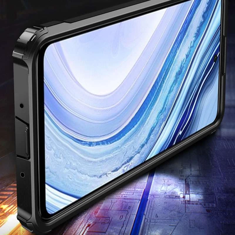 Противоударный чехол с усиленными углами Immortal для Xiaomi Redmi Note 9s / Note 9 Pro / Note 9 Pro Max – Черный. Фото 4 из 8