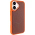 Чехол TPU TechWoven Hybrid with MagSafe для Apple iPhone 17 (6.3") – Orange / Brown. Фото 2 из 7