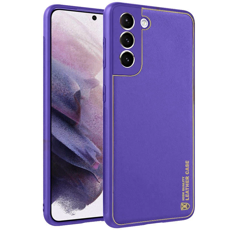 

Кожаный чехол Xshield для Samsung Galaxy S21 FE (Фиолетовый / Ultra Violet), Фіолетовий / ultra violet