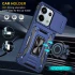 Ударостійкий чохол Square Ring зi шторкою на камеру на Xiaomi Poco M6 Pro 4G – Синій / Navy. Фото 4 з 6