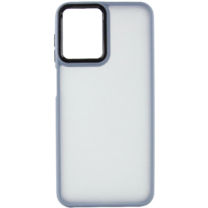 Чохол TPU+PC Lyon Frosted на Oppo A3X – Блакитний / Sky Blue. Фото 2 з 6