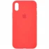 Чохол Silicone Case з закритим низом на Apple iPhone XS (5.8") – Помаранчевий / Pink citrus. Фото 1 з 1