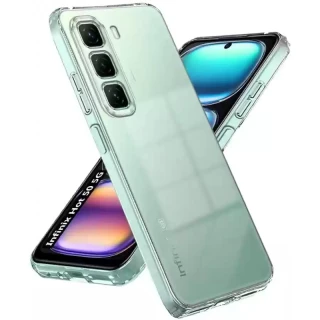 Ультратонкий силіконовий чохол 1,5 мм з захистом камери на Infinix Hot 50 Pro фото 1 Ультратонкий силіконовий чохол 1,5 мм з захистом камери на Infinix Hot 50 Pro фото 1 з 1