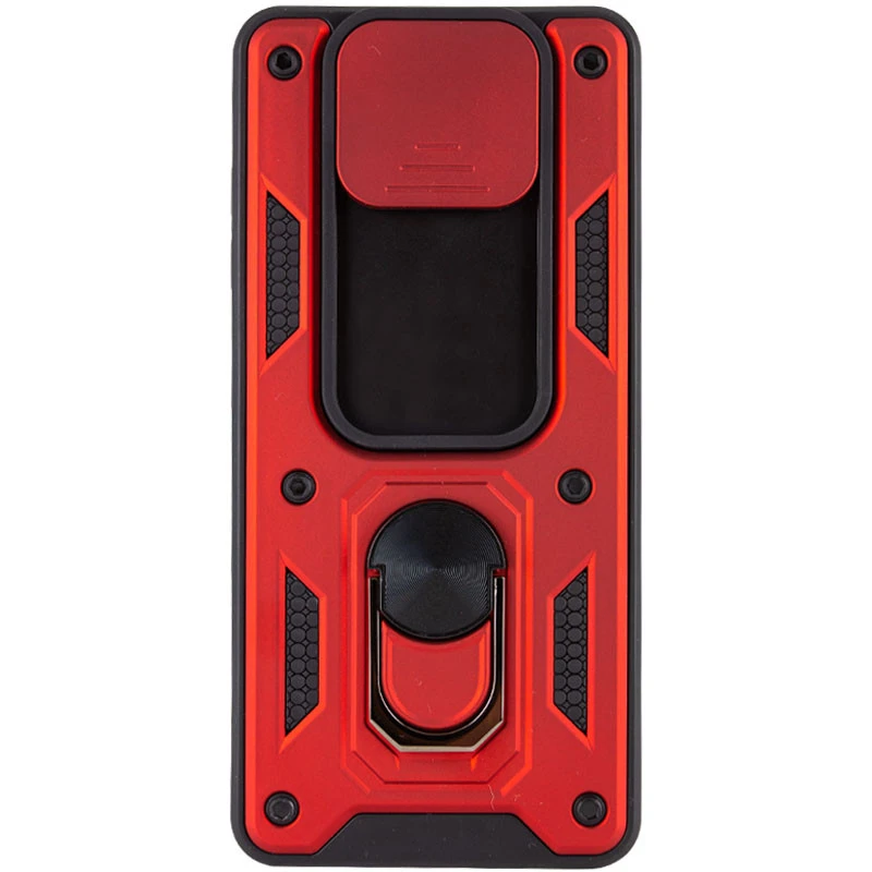 Удароміцний чохол Ummi Camshield Serge Ring (in box) для Xiaomi Poco X3 NFC / Poco X3 Pro – Червоний / Red. Фото 2 з 2