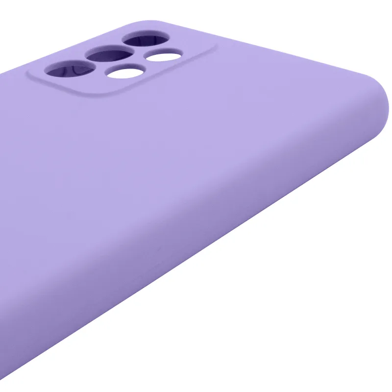 Чехол Silicone Case Lakshmi Premium з закритою камерою на Samsung Galaxy A52 4G / A52 5G – Сиреневый / Dasheen. Фото 11 из 24