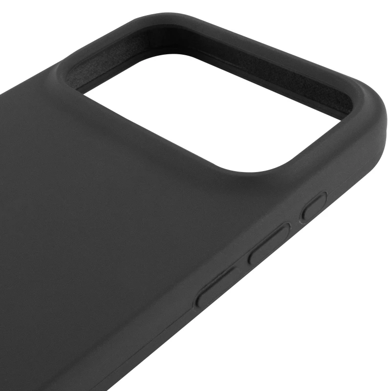 Чохол Silicone Case з закритим низом на Apple iPhone 17 Pro (6.3") – Чорний / Black. Фото 5 з 6
