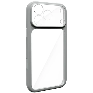 Чохол TPU+PC GETMAN Moon Clear with MagSafe для Apple iPhone 12 Pro (6.1") — Grey