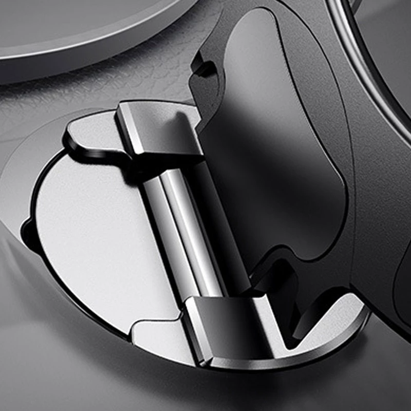 Кольоровий TPU+PC з металевими кнопками, кільцем та MagSafe на Apple iPhone 15 Pro (6.1") – Black. Фото 3 з 11