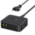 СЗУ Baseus EnerFill FH21 PD120W+QC3.0 6in1 (2USB-A/4C) (E0120T) – Cosmic Black. Фото 1 из 4