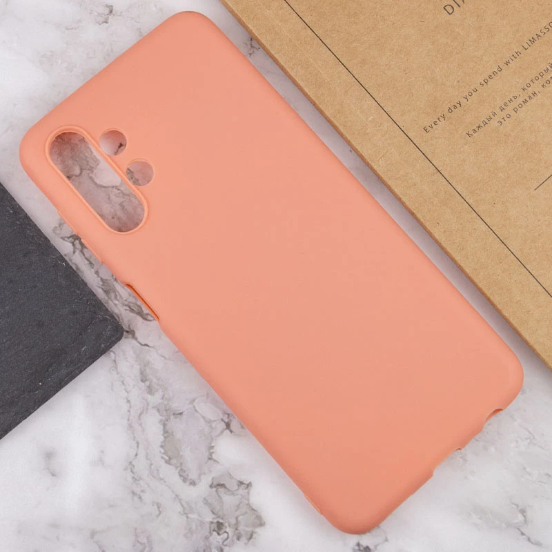 Цветной силиконовый чехол для Samsung Galaxy A13 4G – Rose Gold. Фото 5 из 6